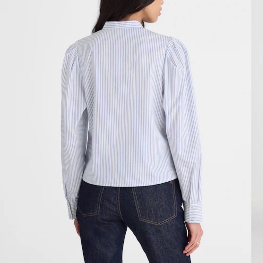 MADEWELL‎ M Puff-Sleeve Button-Up Shirt NX205 - Picture 2 of 7